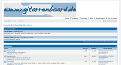 Desktop Screenshot of gitarrenboard.de